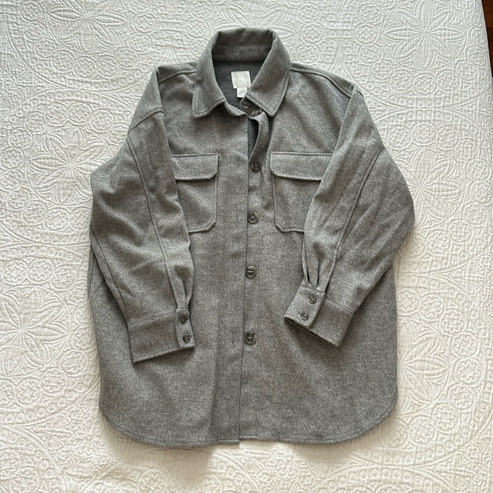H&M Gray Shacket